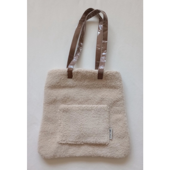Arcadia Handbags - Arcadia Encore▪️Sherpa Plush Shoulder Tote Bag